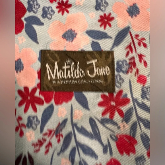 Matilda Jane Girls Size 5 Floral Rain Boots with Matching Packing Bag - Picture 3 of 13